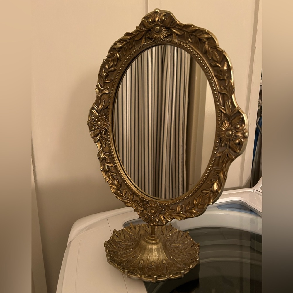 Anthropologie gold mirror